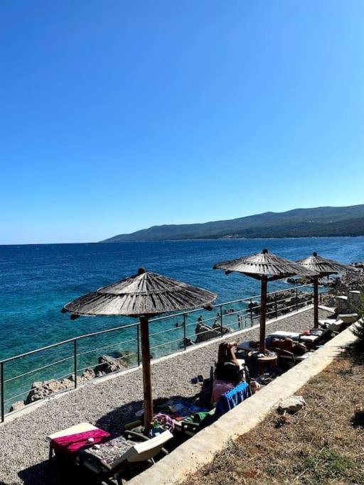 Studio Vesna With A Terrace And Sea View Rabac Exterior foto