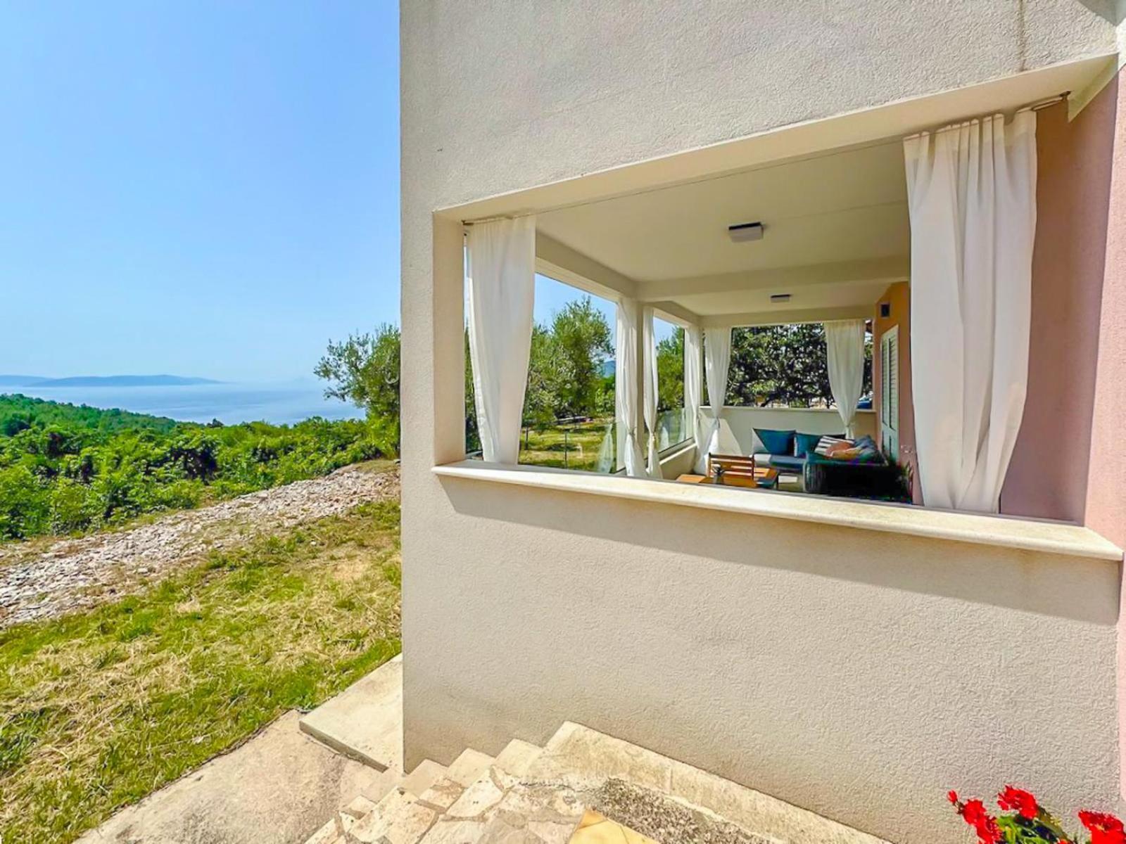 Studio Vesna With A Terrace And Sea View Rabac Exterior foto