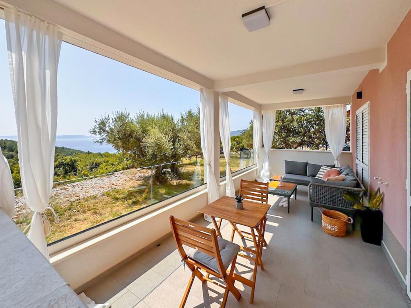Studio Vesna With A Terrace And Sea View Rabac Exterior foto