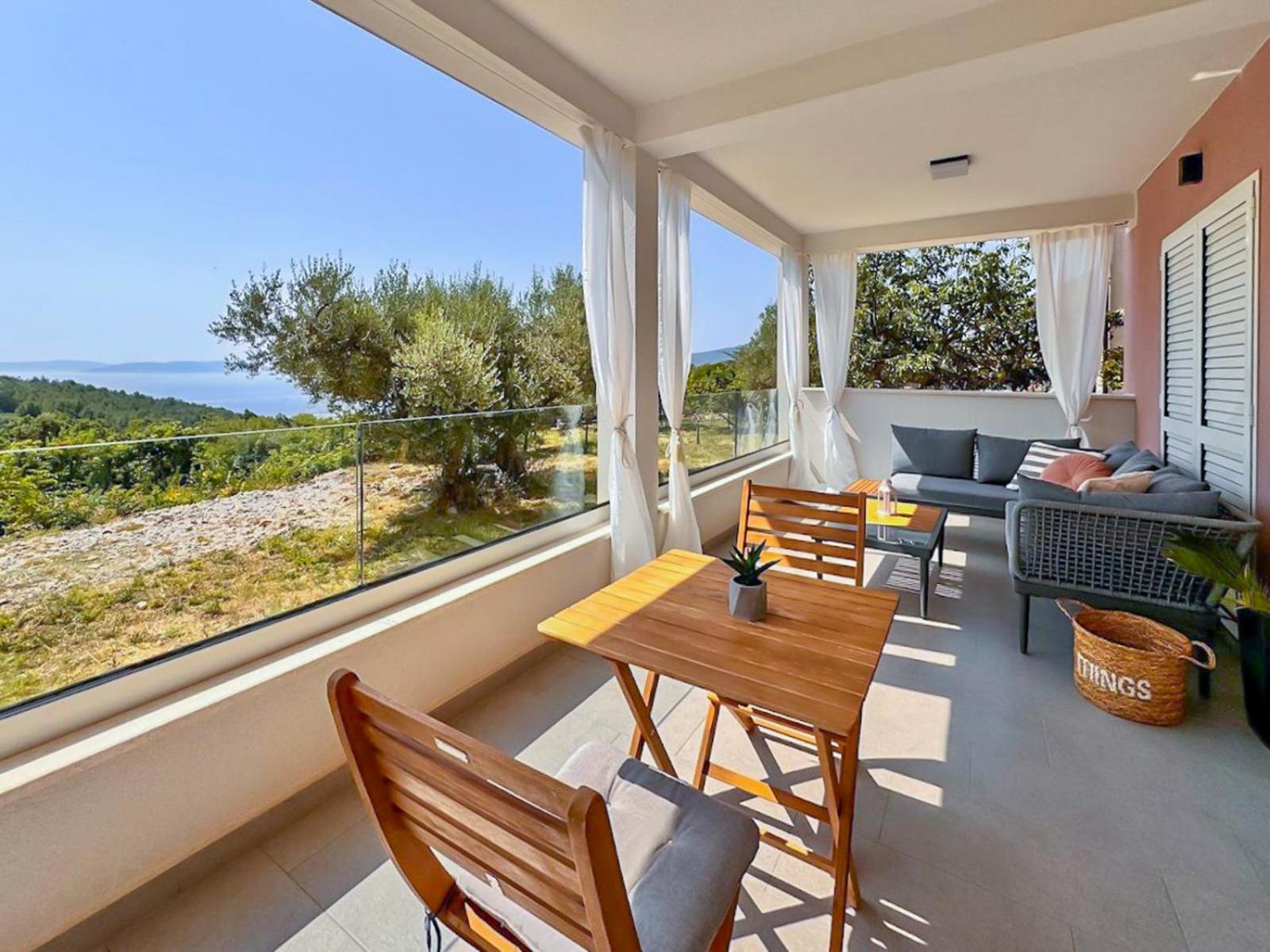 Studio Vesna With A Terrace And Sea View Rabac Exterior foto